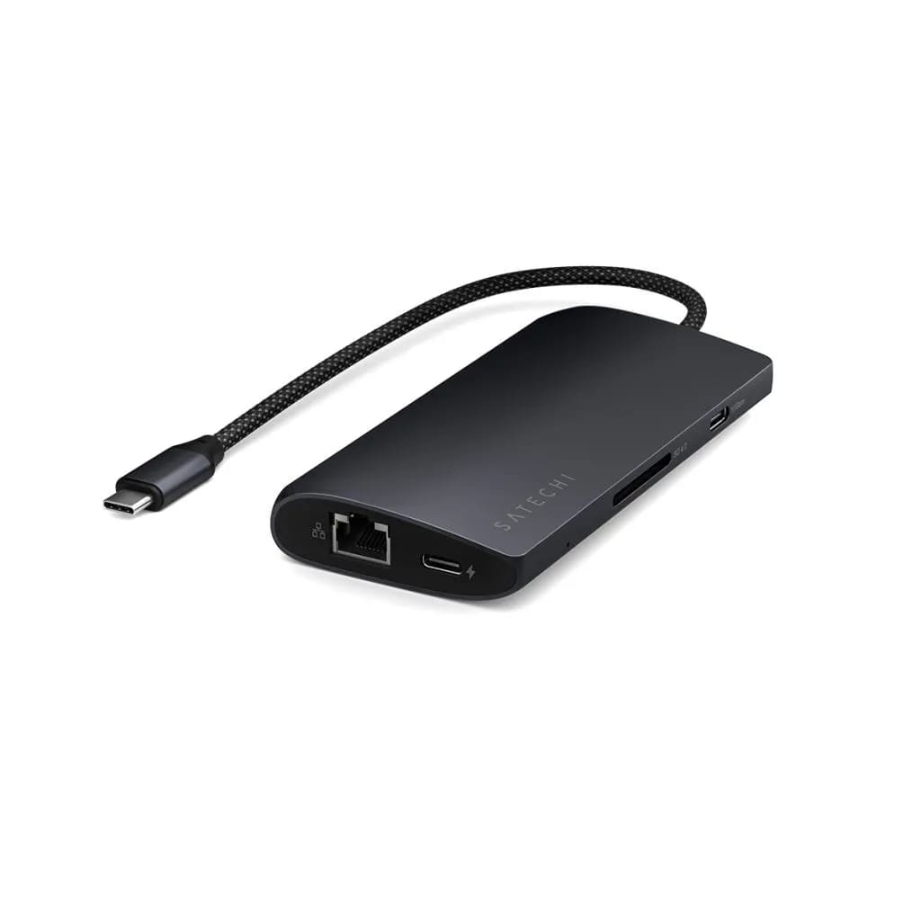 Satechi USB-C MultiPort Adapter 8K sa Ethernet V3 - Midnight - iSTYLE RS