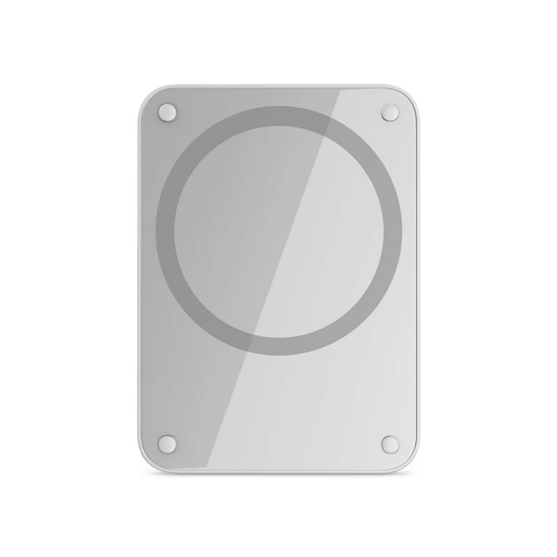 iStyle 4200mAh Magnetic Wireless Power Bank MagSafe compatible - light grey - iSTYLE RS