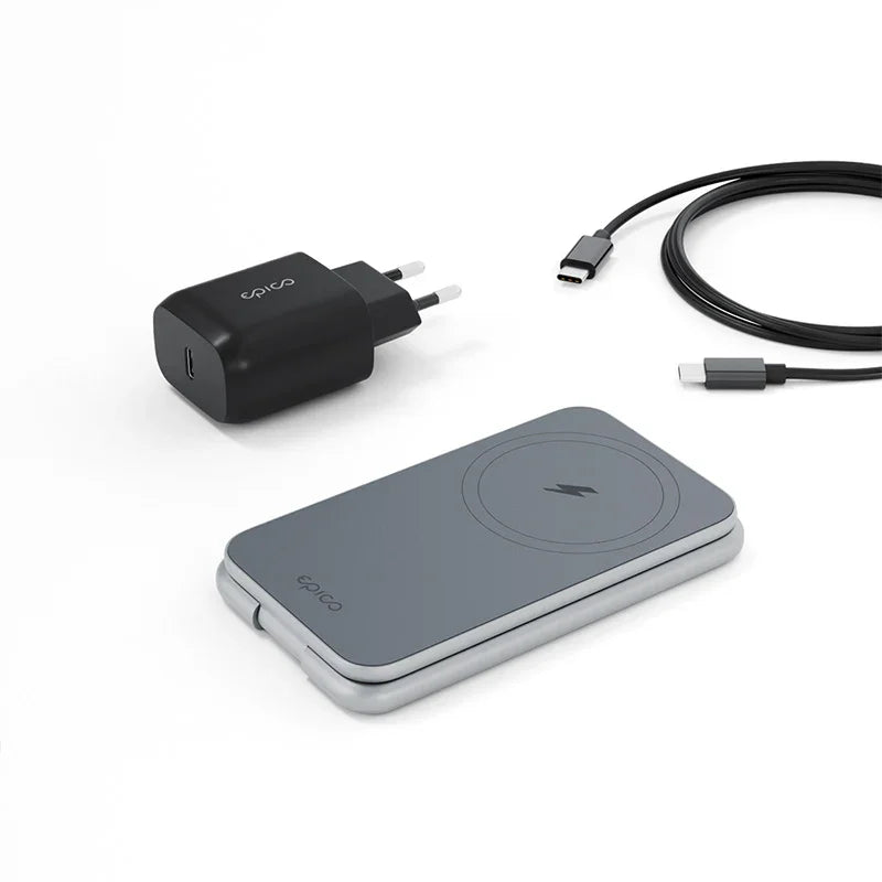 ISTYLE Mag+ Foldable Charging Stand MagSafe compatible - space grey - iSTYLE RS