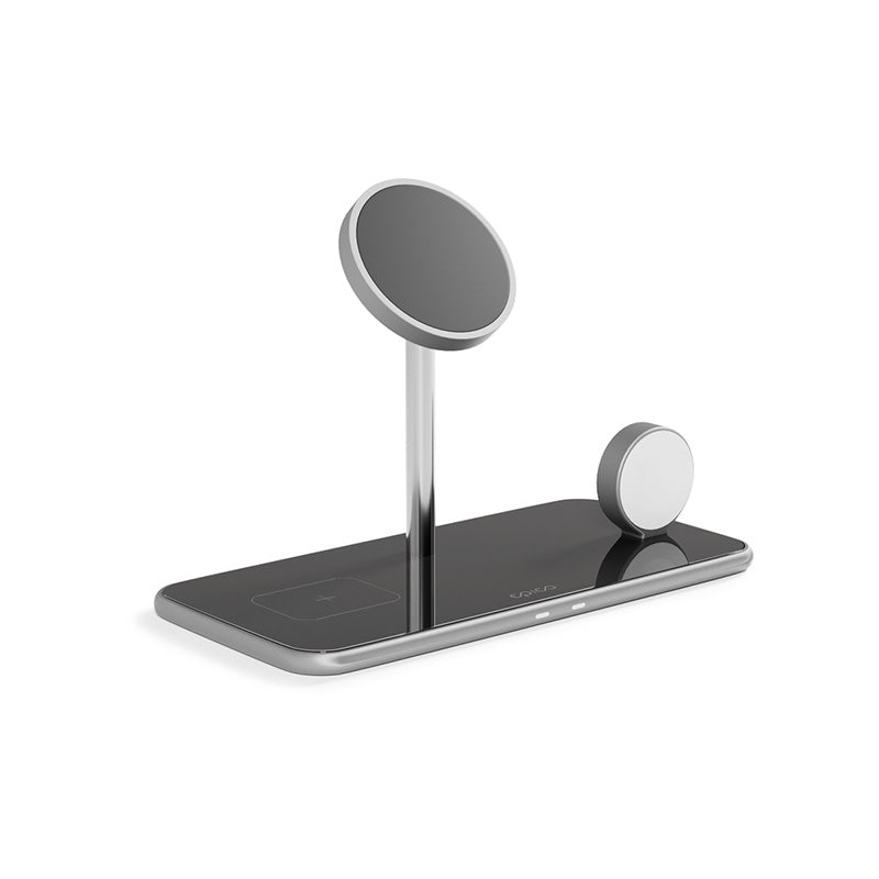 Epico Mag+ Glass Charging Stand MagSafe compatible - black - iSTYLE RS