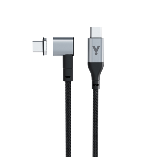 iSTYLE Magnetic Braided Data Cable USB-C to USB-C - gray - iSTYLE RS