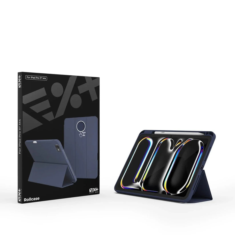 NEXT ONE RollCase for iPad Pro 11 M4 BLUE - iSTYLE RS