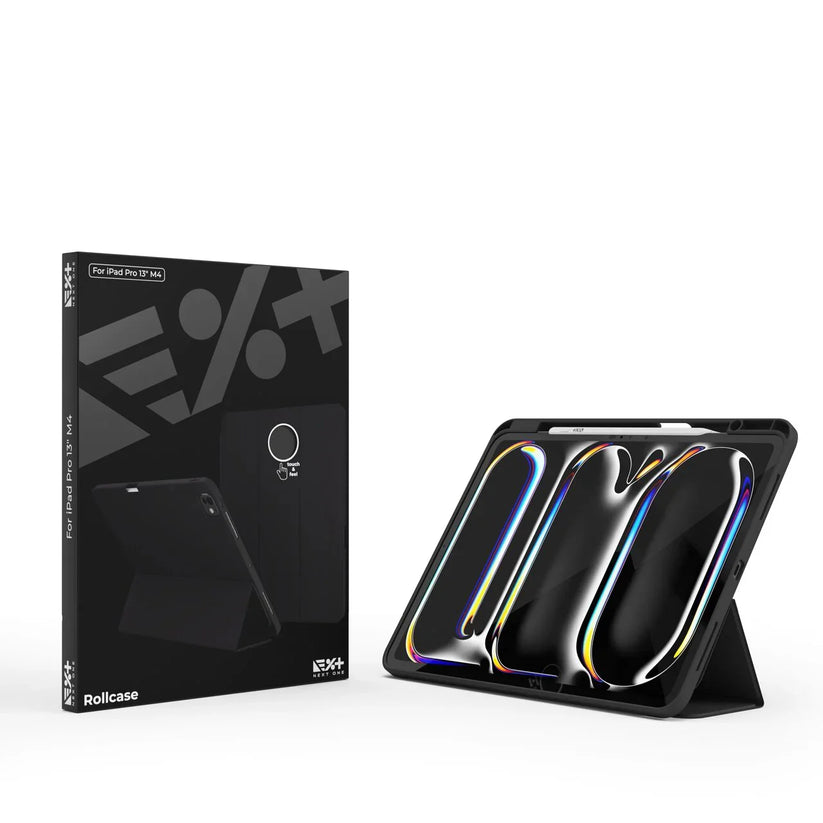 NEXT ONE RollCase for iPad Pro 13 M4 Black - iSTYLE RS
