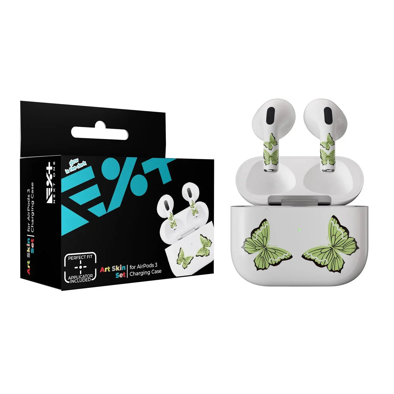 Next One Art Skin za AirPods (3rd Gen) - Glowing Butterfly - iSTYLE RS