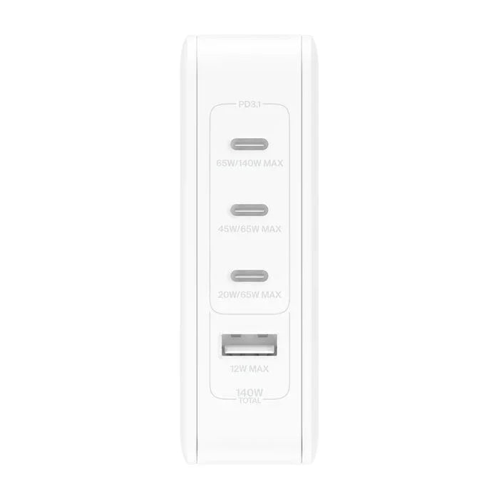 Belkin BoostCharge Pro 140W 4-Port GaN Wall Charger - iSTYLE RS