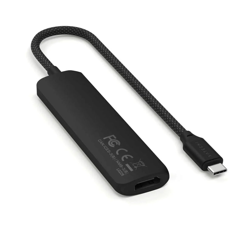 Satechi 4-in-1 USB-C Slim Multiport Adapter 4K - Black - iSTYLE RS