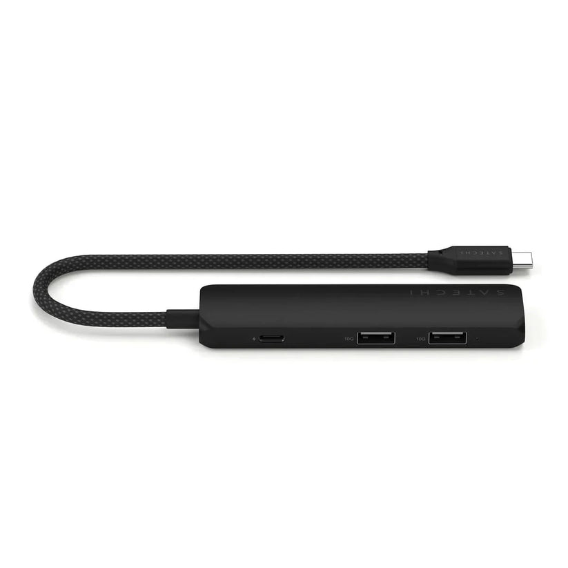 Satechi 4-in-1 USB-C Slim Multiport Adapter 4K - Black - iSTYLE RS