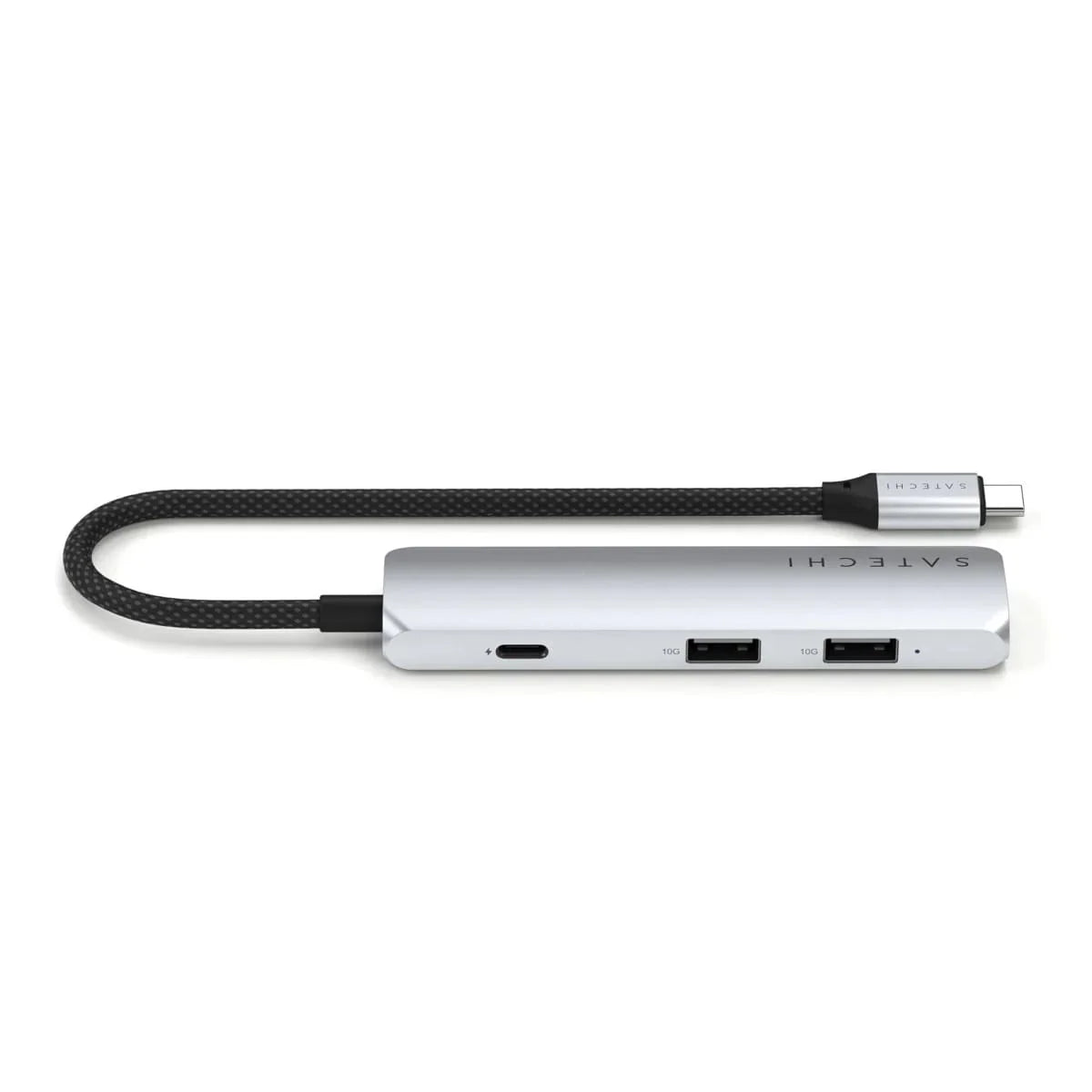 Satechi 4-in-1 USB-C Slim Multiport Adapter 4K - Silver - iSTYLE RS