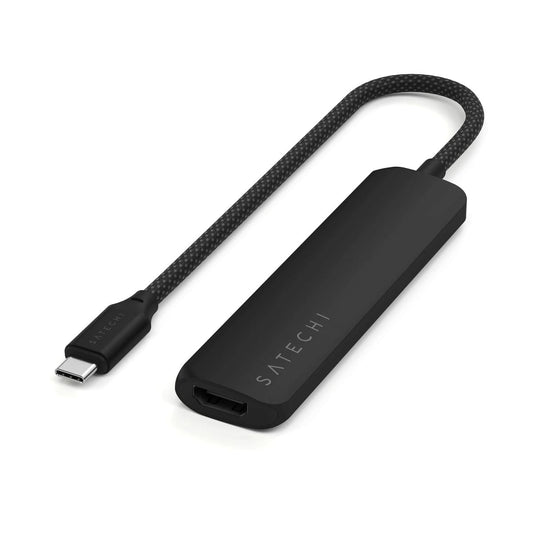 Satechi 4-in-1 USB-C Slim Multiport Adapter 4K - Black - iSTYLE RS