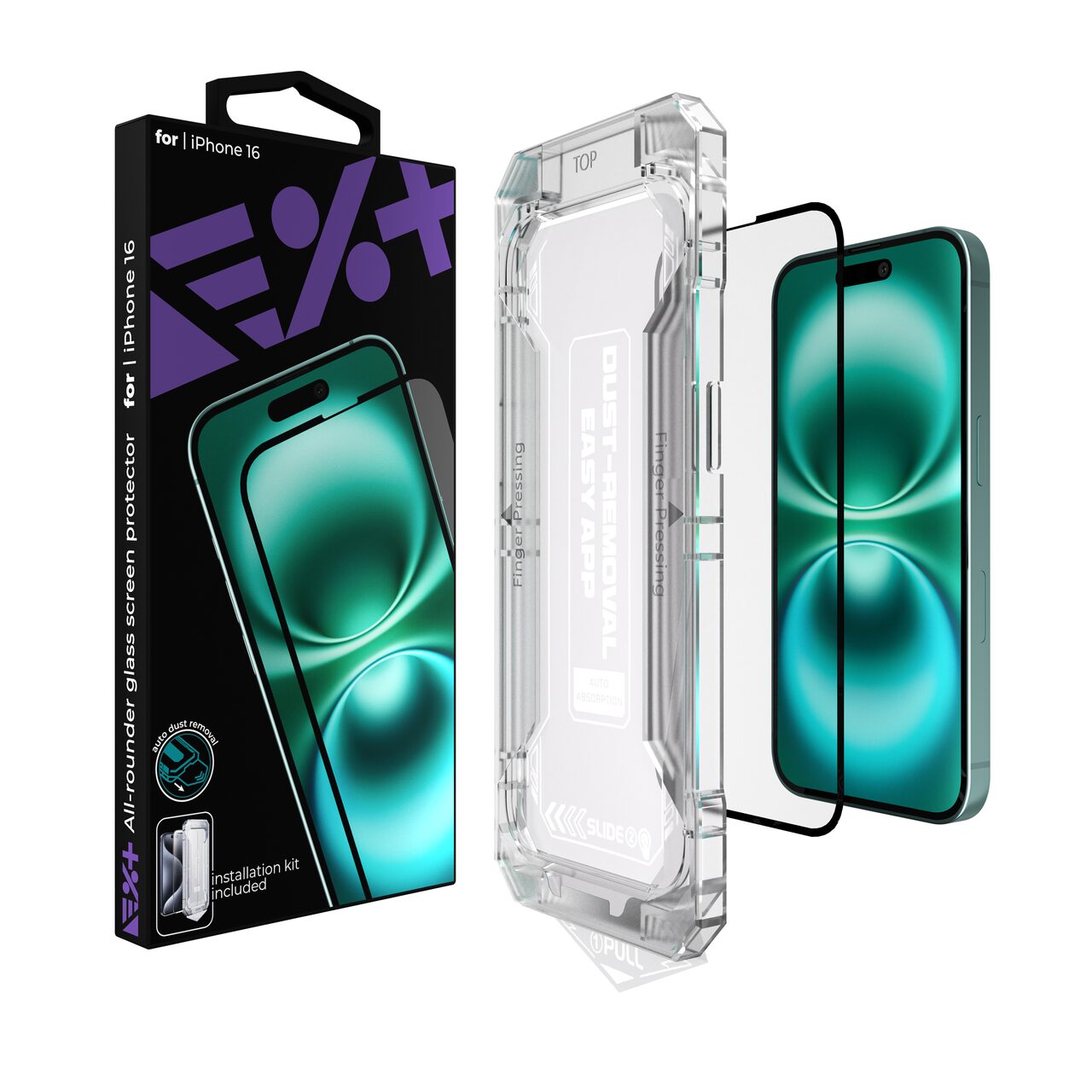 Next One All-Rounder Glass Screen Protector za iPhone 16 - iSTYLE RS