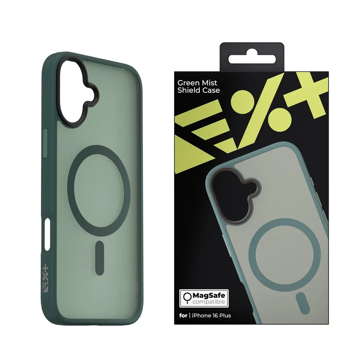 Next One GREEN MIST Shield Case za iPhone 16 Plus | MagSafe Compatible - iSTYLE RS