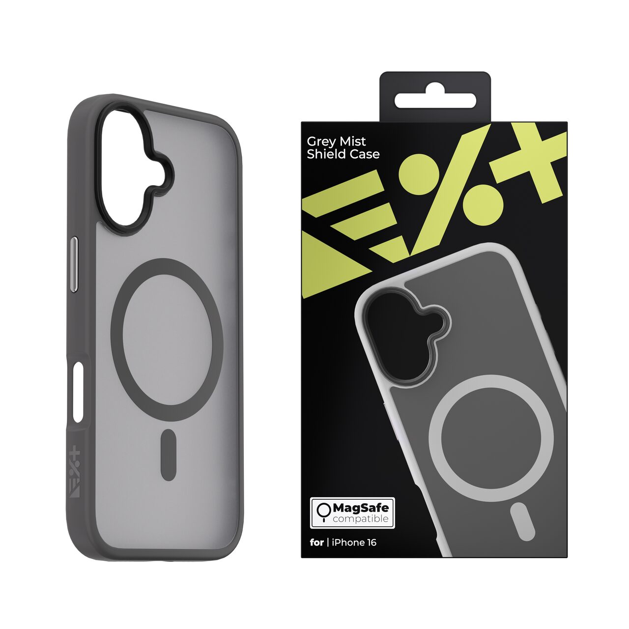 Next One GREY MIST Shield Case za iPhone 16 | MagSafe Compatible - iSTYLE RS