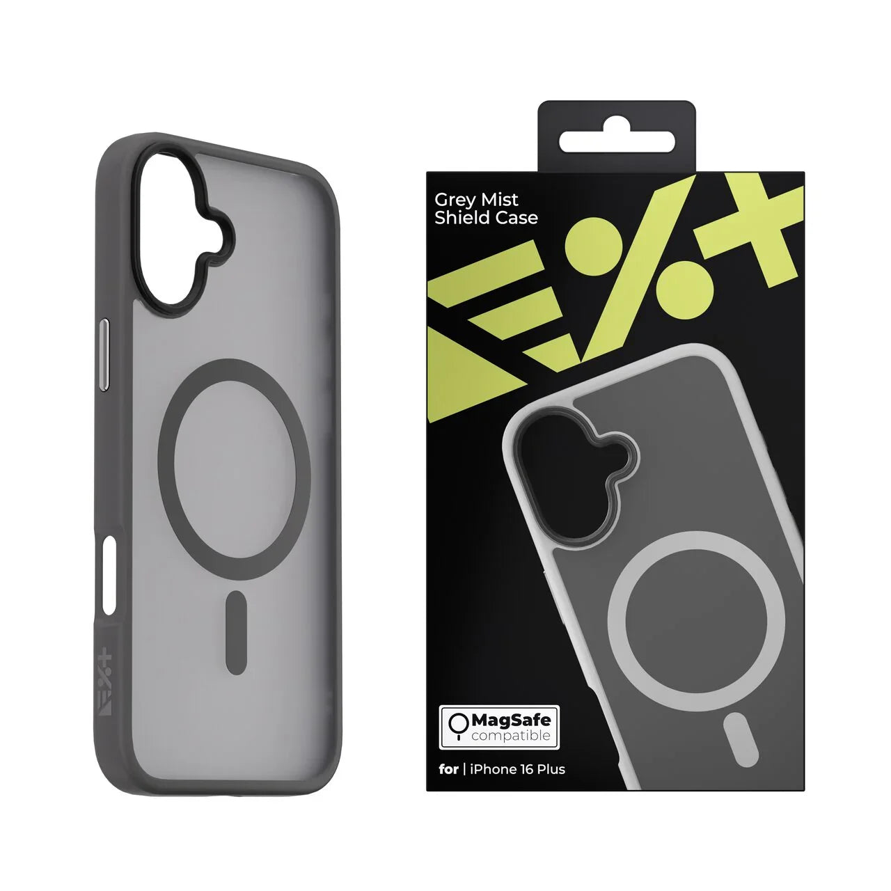 Next One GREY MIST Shield Case za iPhone 16 Plus | MagSafe Compatible - iSTYLE RS