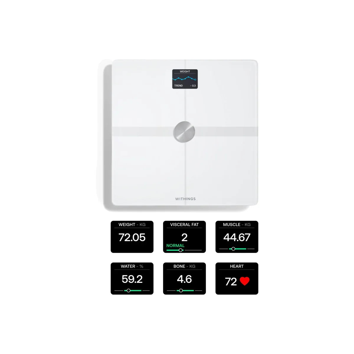 Withings Body Smart Advanced Body Composition Wi-Fi Scale - Bela - iSTYLE RS