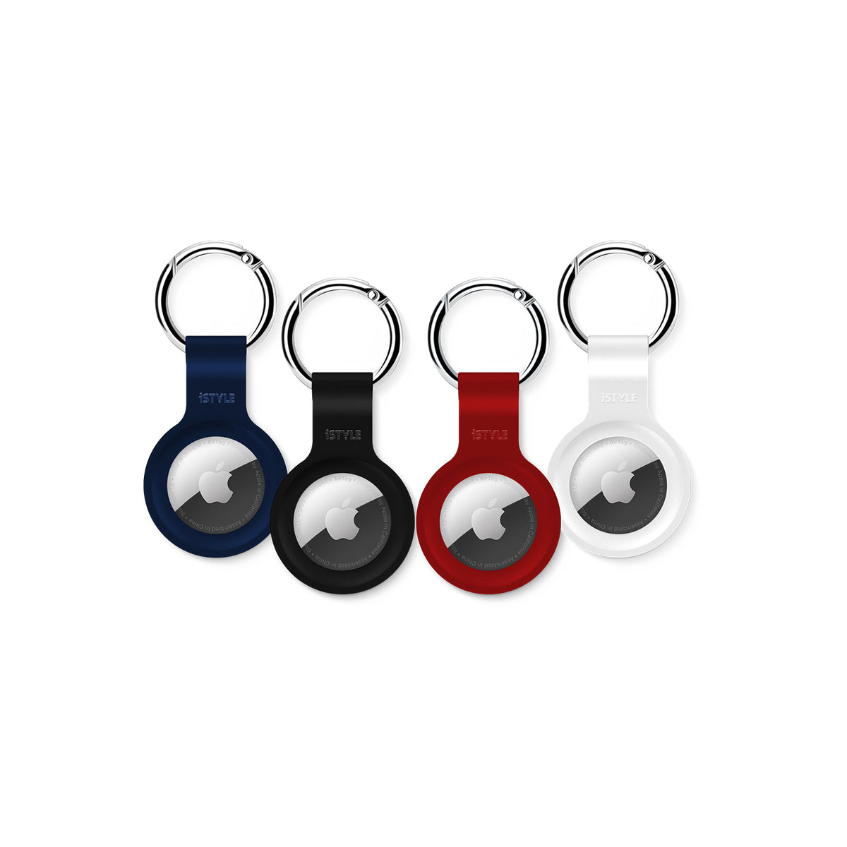 iStyle Silicone Case za AirTag - Black, White, Blue, Red - iSTYLE RS