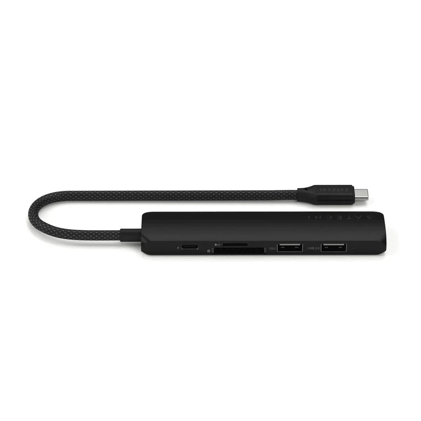 Satechi 6-in-1 USB-C Slim Multiport Adapter - Black - iSTYLE RS