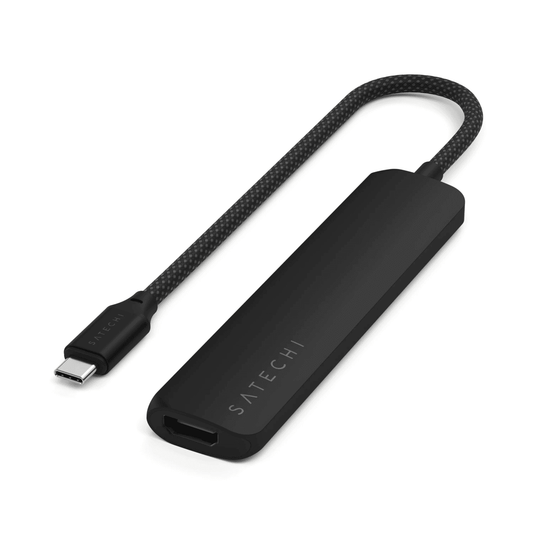 Satechi 6-in-1 USB-C Slim Multiport Adapter - Black - iSTYLE RS