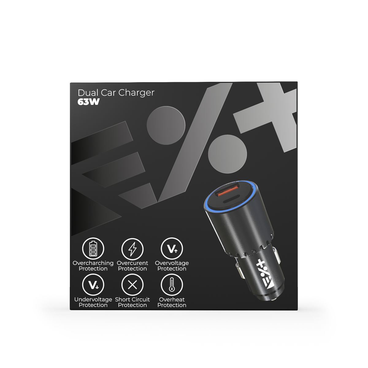 NEXT ONE DUAL 63W CAR CHARGER - iSTYLE RS