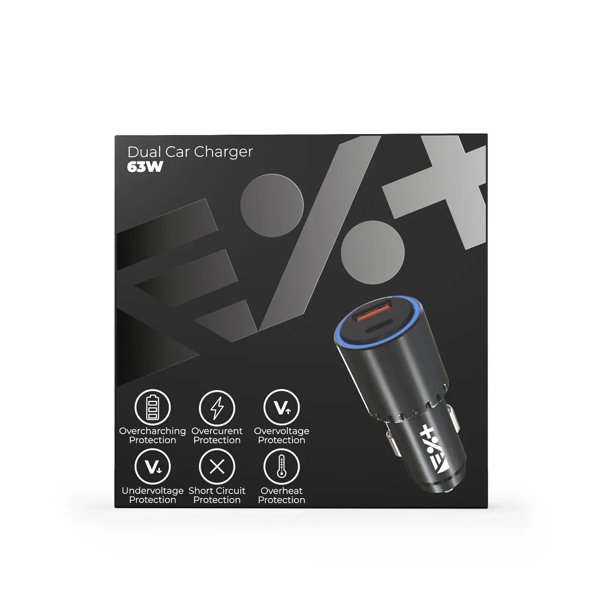 NEXT ONE DUAL 63W CAR CHARGER - iSTYLE RS