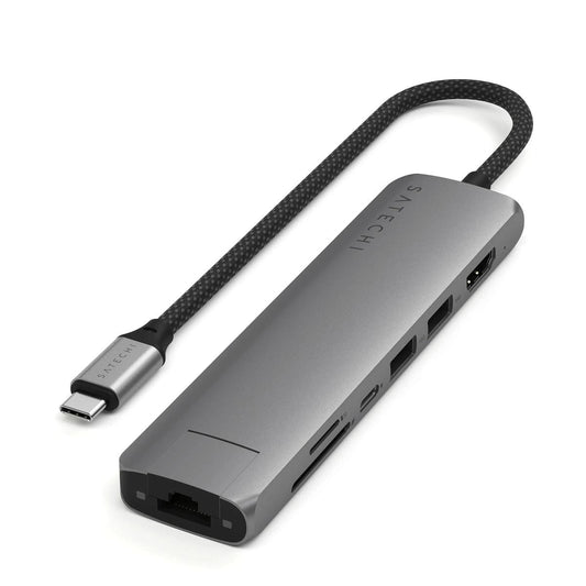 Satechi 7-in-1 USB-C Slim Multiport Adapter sa Ethernet - iSTYLE RS