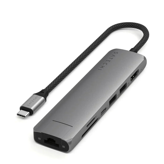 Satechi 7-in-1 USB-C Slim Multiport Adapter sa Ethernet - iSTYLE RS