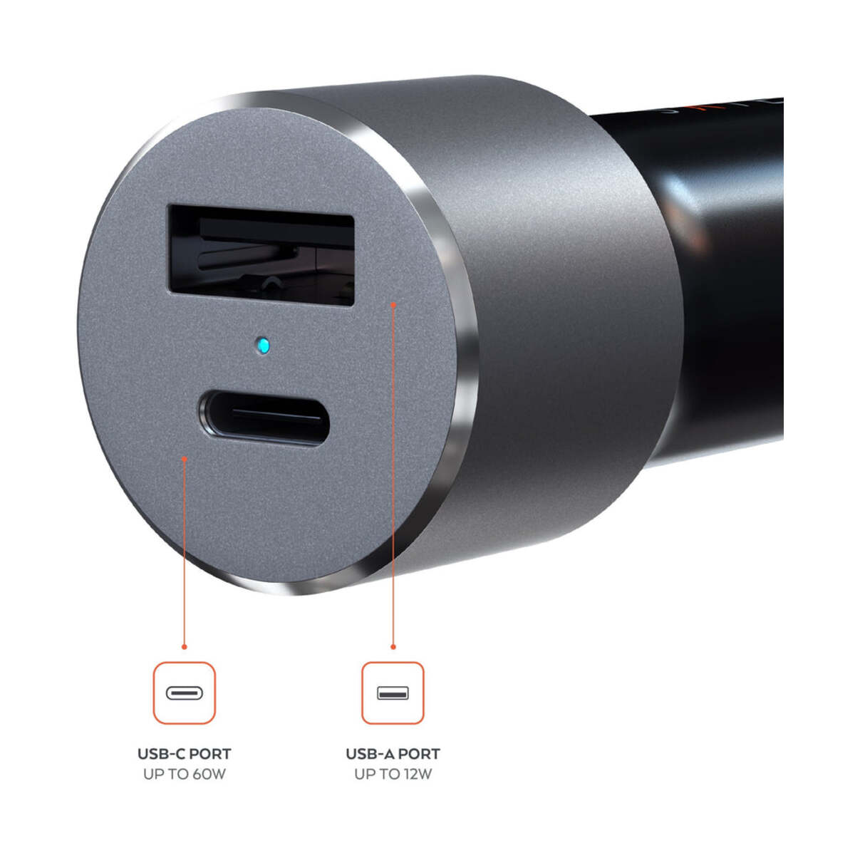 SATECHI 72W TYPE-C PD CAR CHARGER ADAPTER - iSTYLE RS