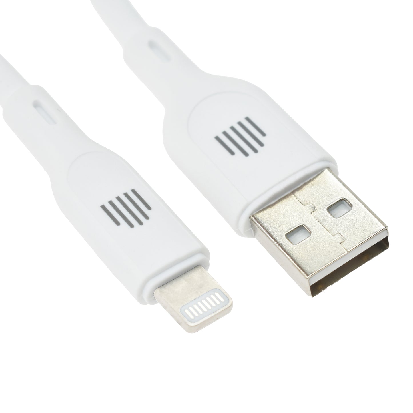 Dviced kabl USB-A na Lightning silicone 1,25m - White