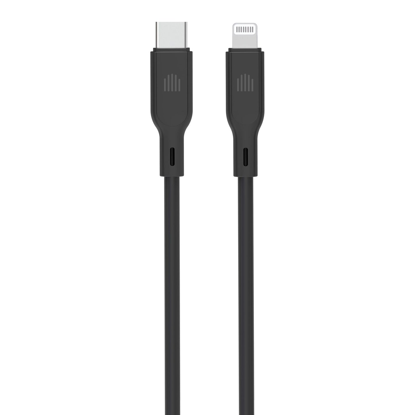 Dviced kabl USB-C na Lightning silicone 1,25m - Black