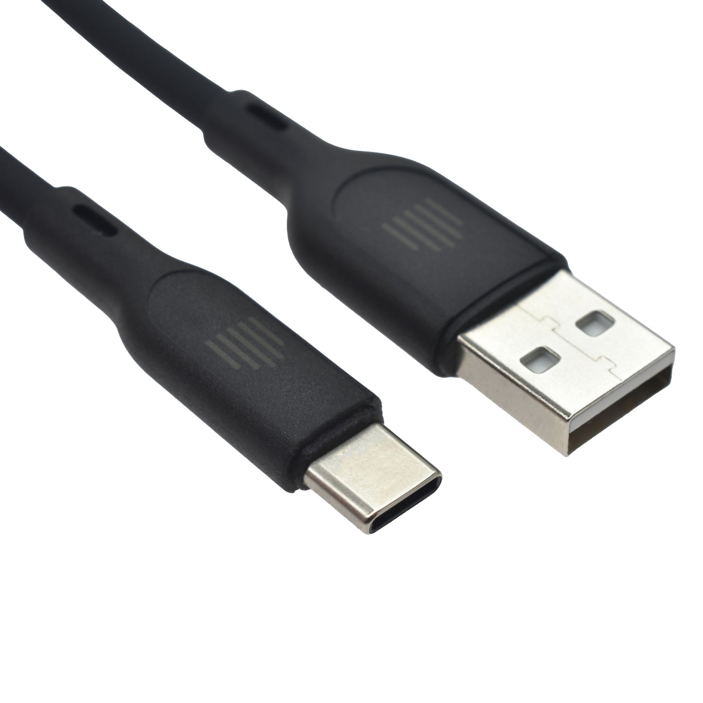 Dviced kabl USB-A na USB-C silicone 1,25m - Black
