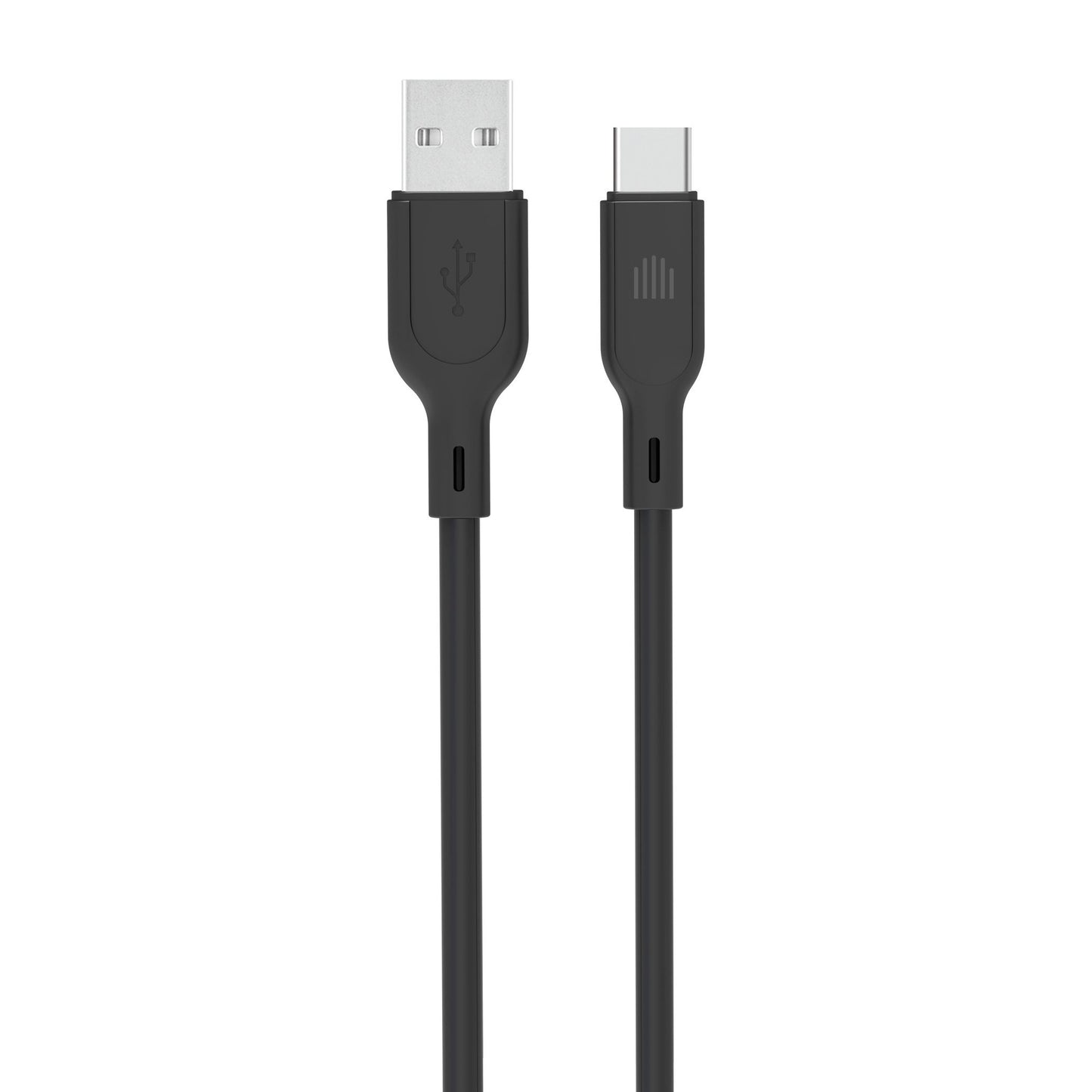 Dviced kabl USB-A na USB-C silicone 1,25m - Black