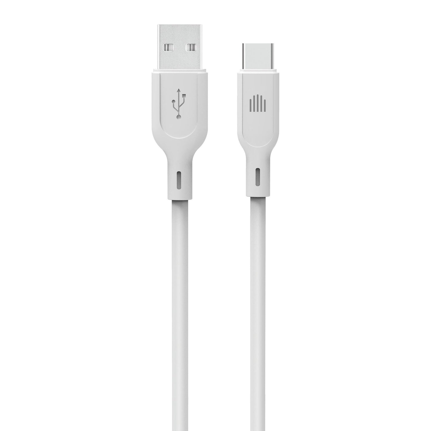 Dviced kabl USB-A na USB-C silicone 1,25m - White