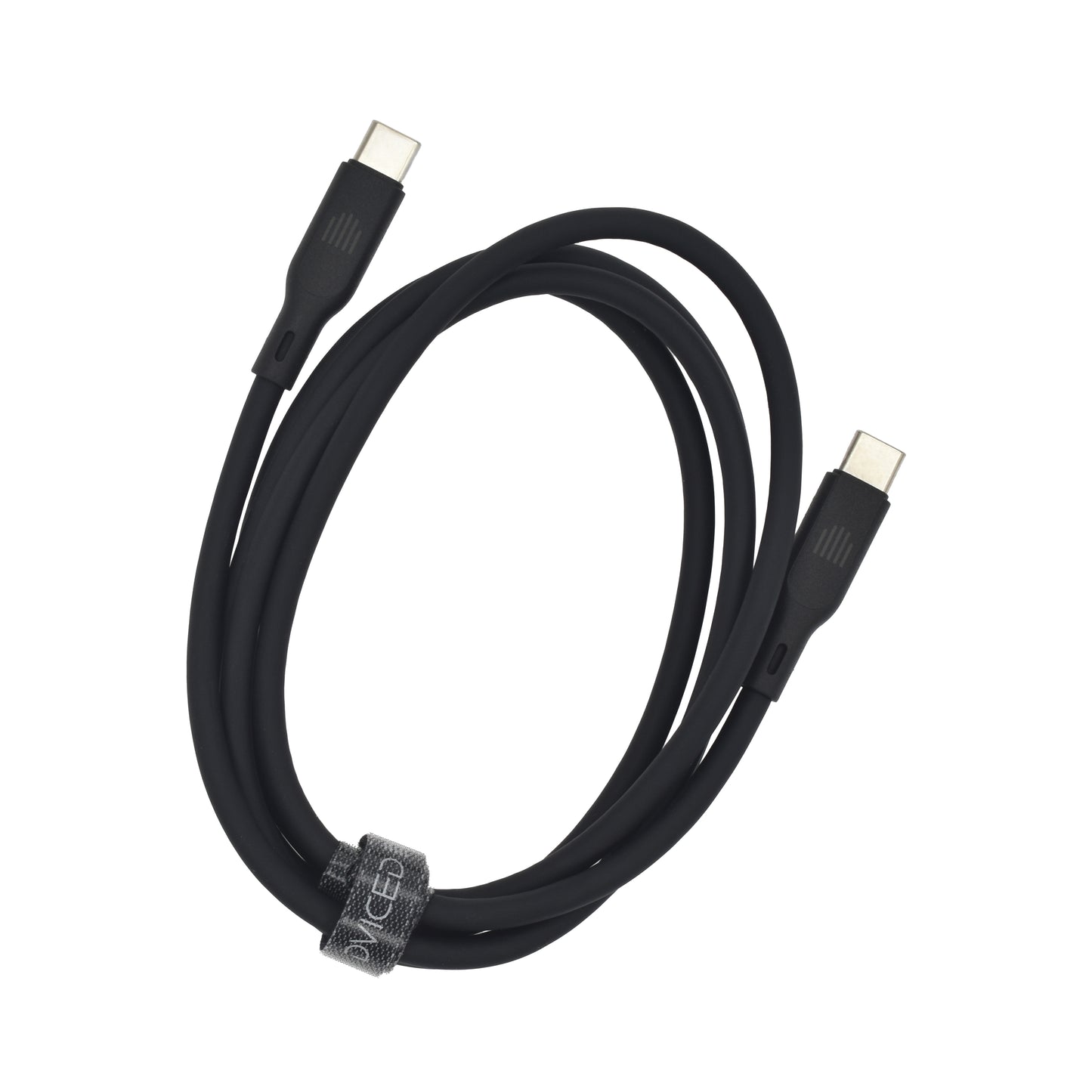 Dviced kabl USB-C na USB-C silicone 1,25m - Black