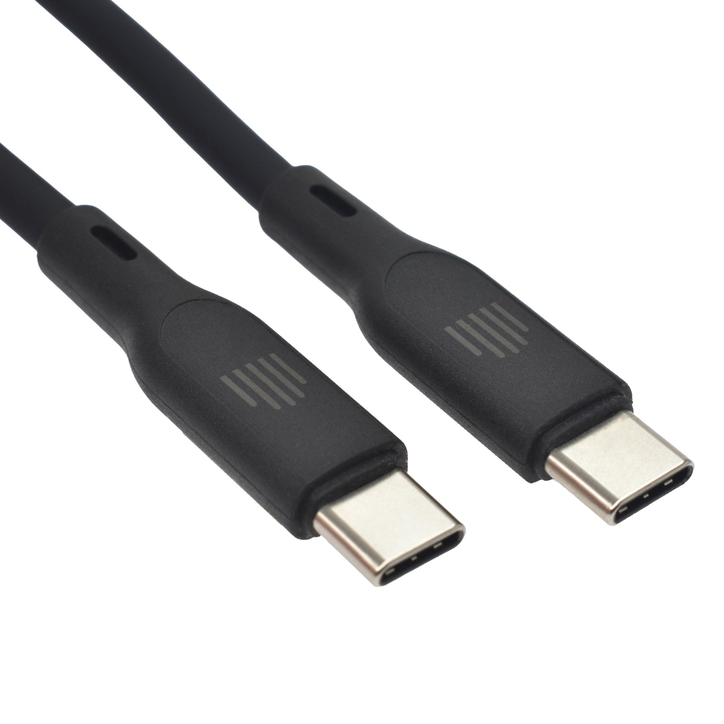 Dviced kabl USB-C na USB-C silicone 1,25m - Black