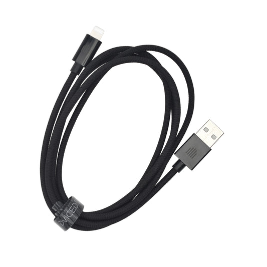Dviced kabl USB-A na Lightning Nylon Textile 1,25m - Black