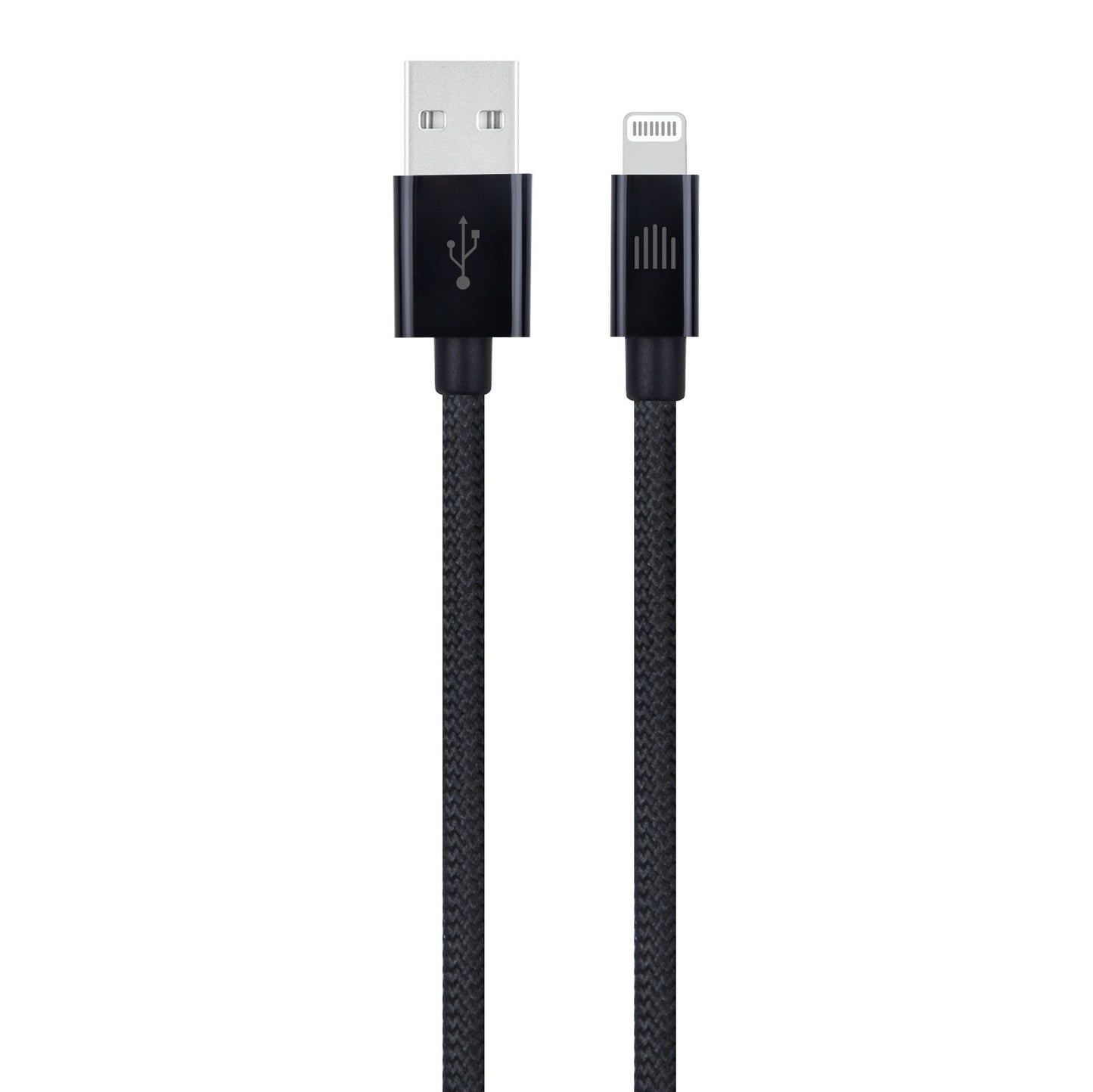 Dviced kabl USB-A na Lightning Nylon Textile 1,25m - Black