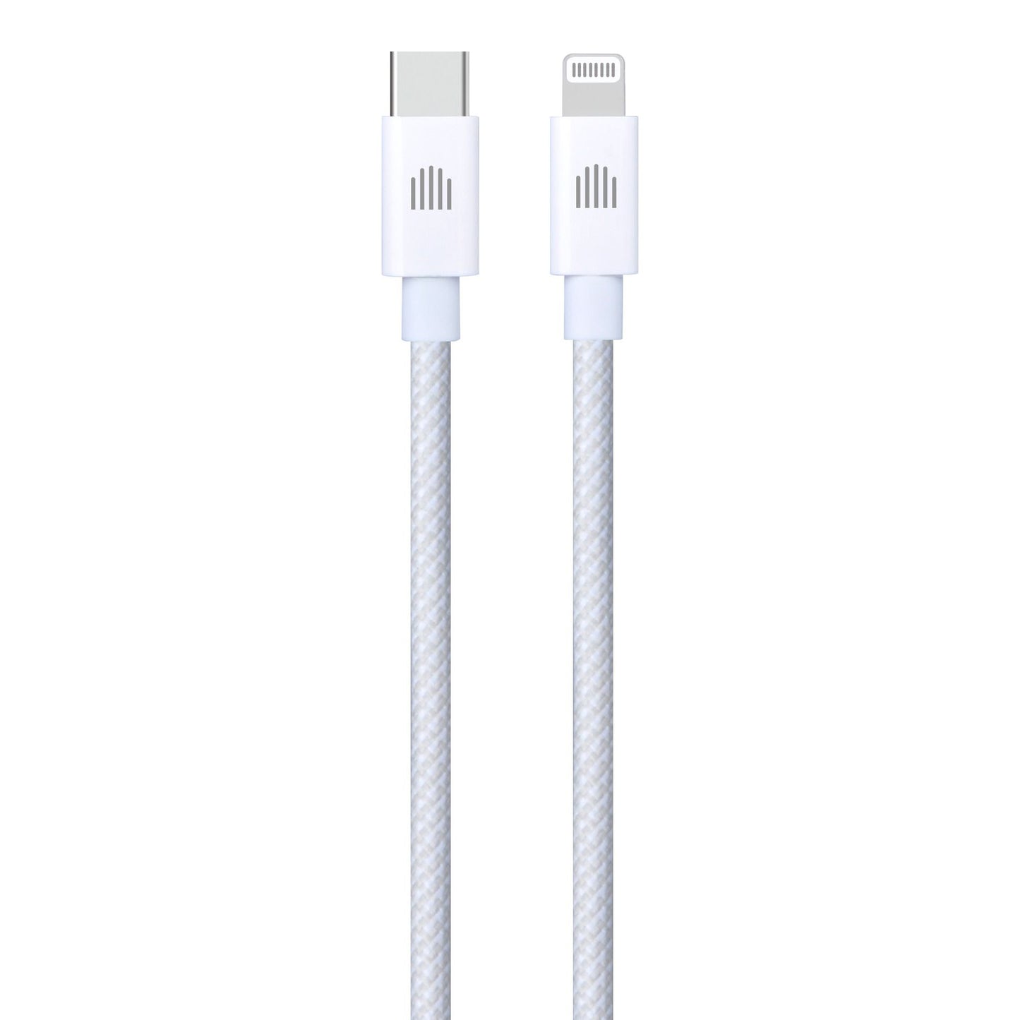 Dviced kabl USB-C na Lightning Nylon Textile 1,25m - White