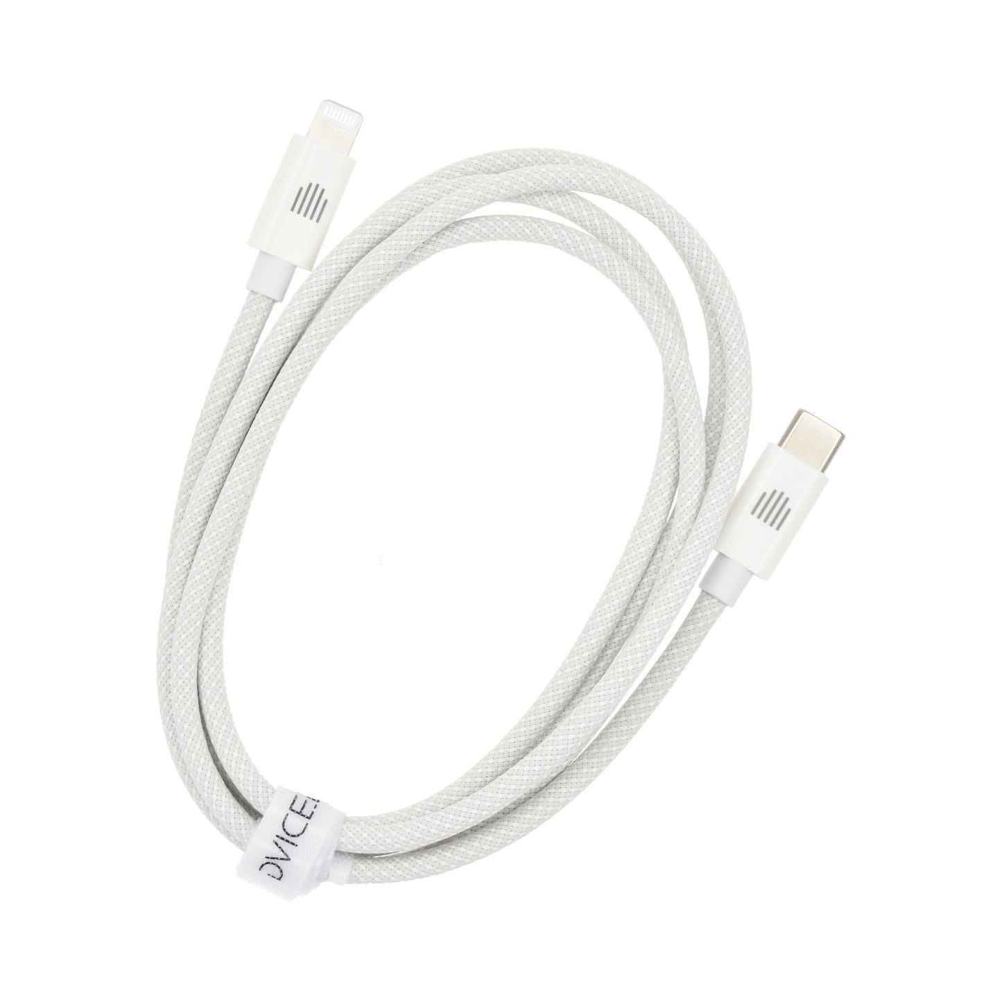 Dviced kabl USB-C na Lightning Nylon Textile 1,25m - White