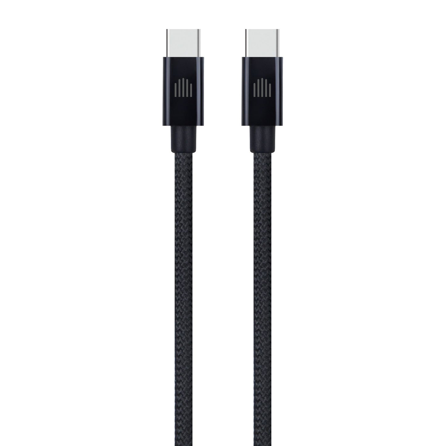 Dviced kabl USB-C na USB-C Nylon Textile 0,25m - Black