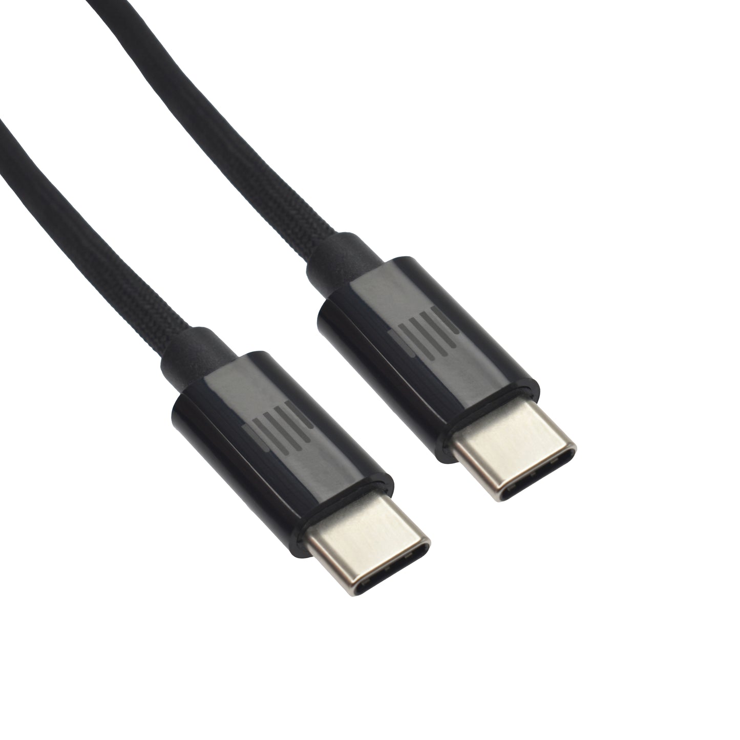 Dviced kabl USB-C na USB-C Nylon Textile 0,25m - Black