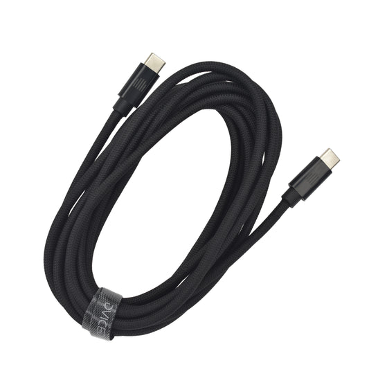 Dviced kabl USB-C na USB-C Nylon Textile 3m - Black