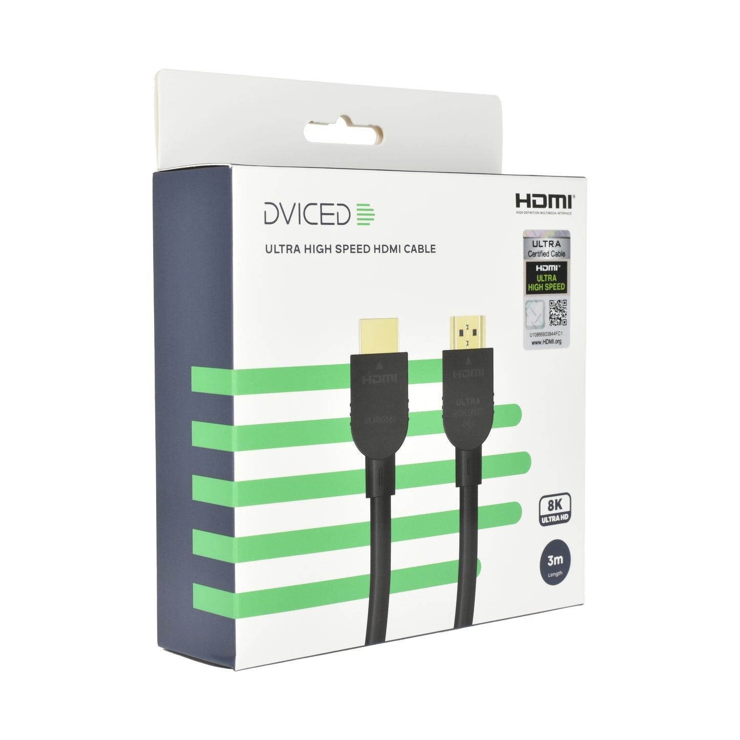 Dviced HDMI kabl PVC 3m - Black