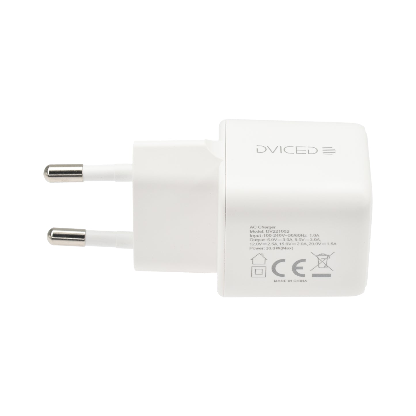 Dviced punjač 30W GaN C EU - White