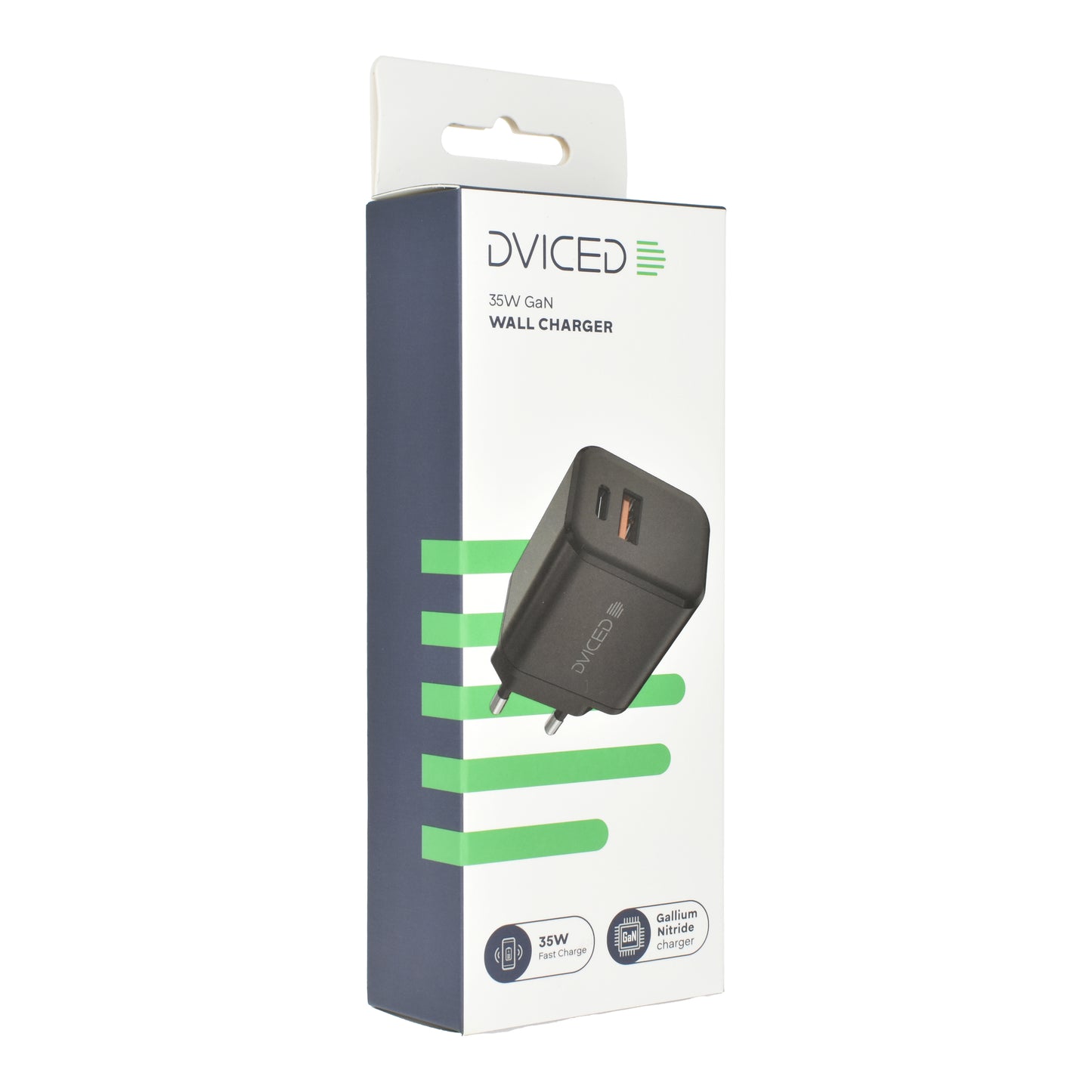 Dviced punjač 35W GaN 1C1A EU - Black
