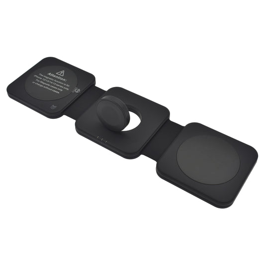 Dviced 3-u-1 preklopni magnetic bežični punjač - Black