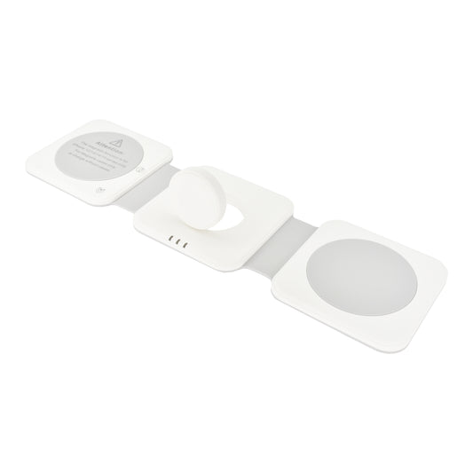 Dviced 3-u-1 preklopni magnetic bežični punjač - White