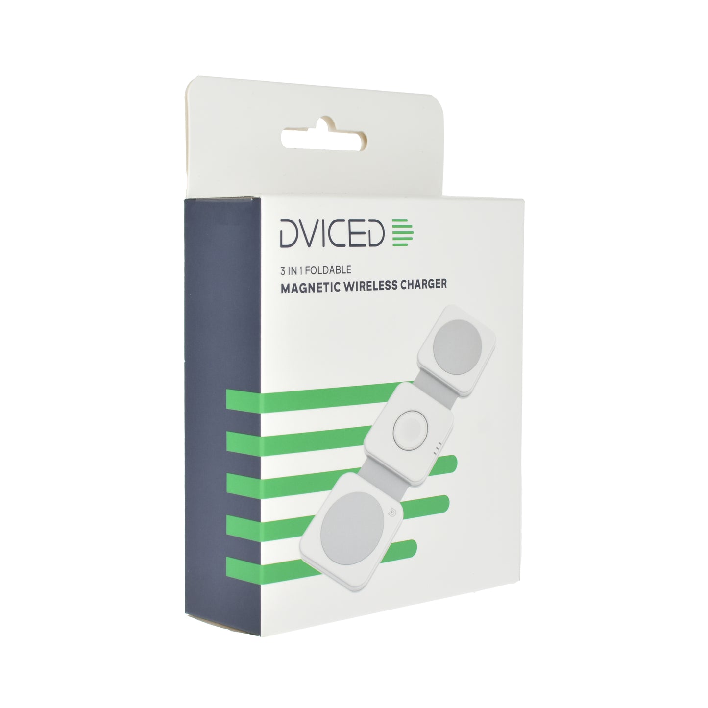 Dviced 3-u-1 preklopni magnetic bežični punjač - White