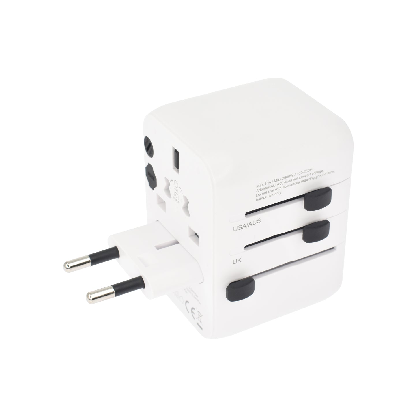 Dviced Univerzalni putni adapter 28W - White