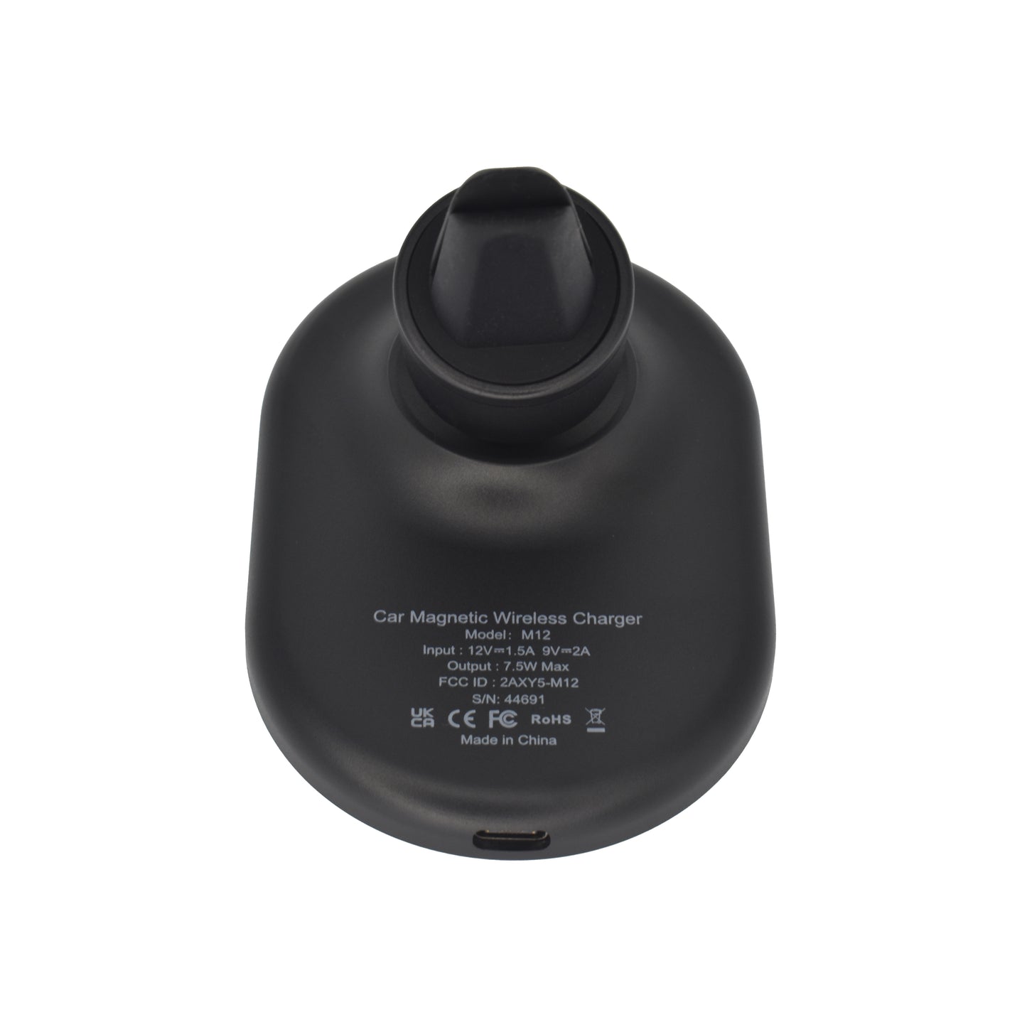 Dviced Magnetic bežični punjač za kola - Black