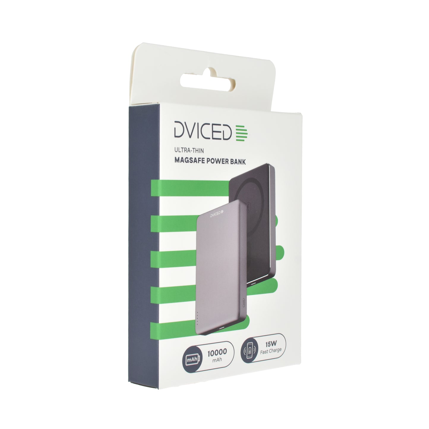 Dviced ultratanka eksterna baterija 10000mAh - Black/Grey