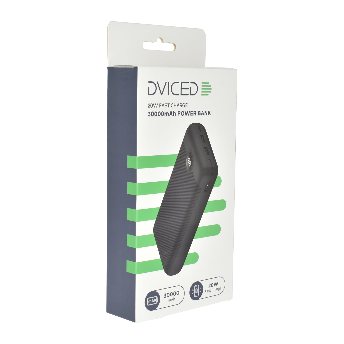 Dviced eksterna baterija 30000mAh - Black
